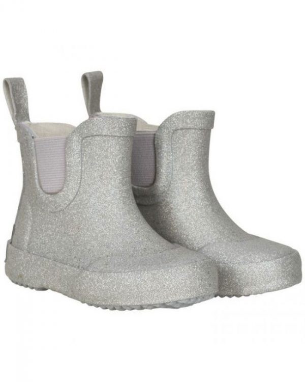 Short Wellies, kurze Glitzergummistiefel